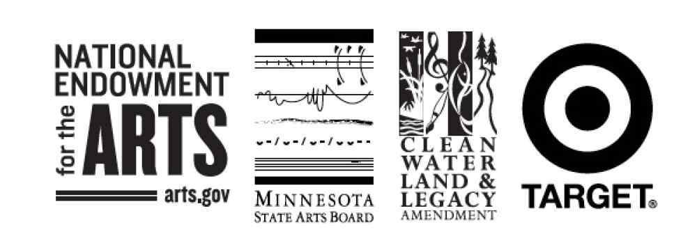 Institutional support logos from NEA, MSAB, and Target