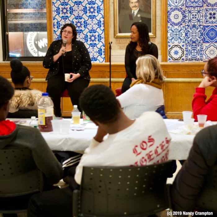 Carmen Machado and Saidiya Hartman in NY