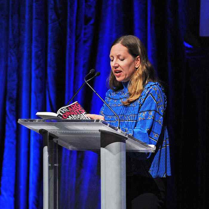 Maggie Nelson reading from The Argonauts at the Graywolf Literary Gala