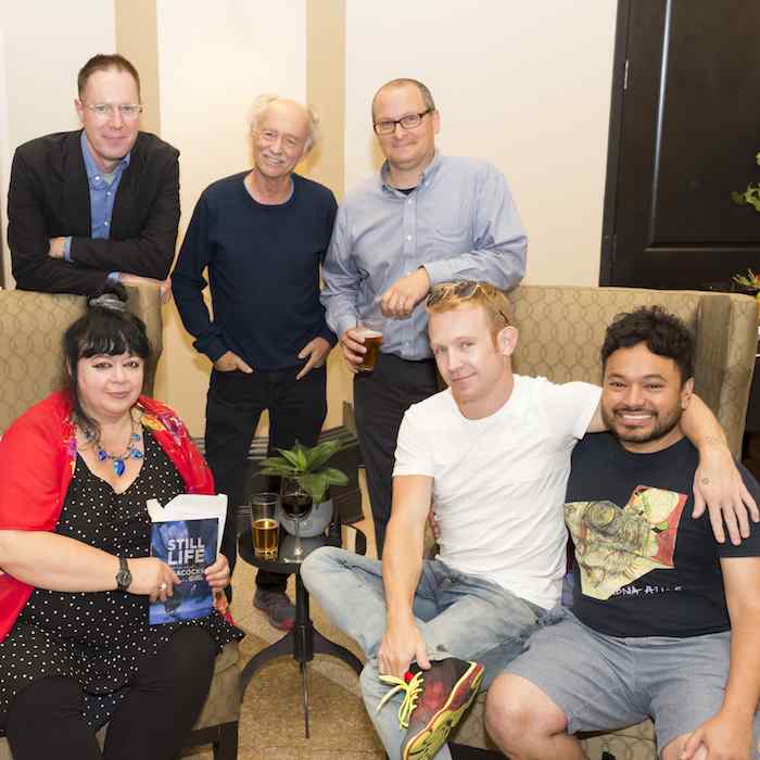 Dobby Gibson, Jim Moore, Jeff Shotts, Diane Seuss, Patrick Nathan, and Roy Guzman