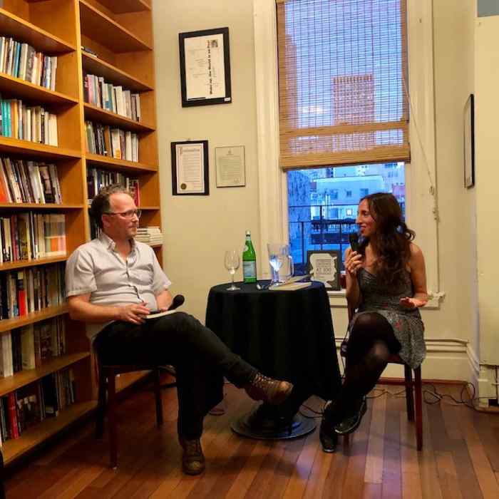 Ethan Nosowsky and Susan Steinberg at City Lights in San Francisco