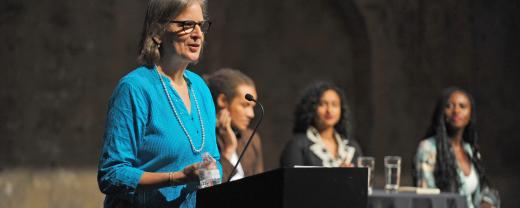 Photo of Graywolf Director/Publisher Fiona McCrae