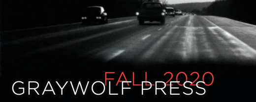 Graywolf fall 2020 catalog cover