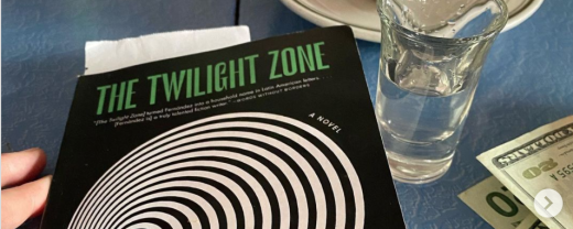 Patti Smith's Hand on Twilight Zone from Instagram